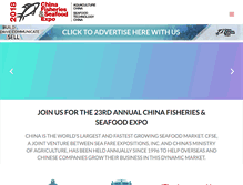 Tablet Screenshot of chinaseafoodexpo.com